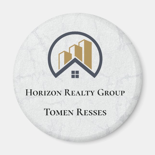 Luxuridisk metall Guld Real Gods Magnet (Framsidan)