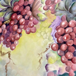 Luxuridisk röd graf Mönster Pappersservett