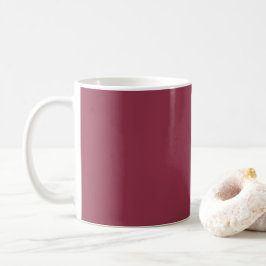 Luxuridisk röd solid Färg-slättkaffe Mugg