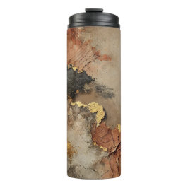 Luxurig Abstrakt Art Design | Earthy Tones & Gol