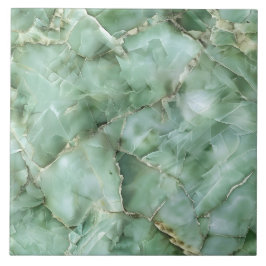Luxurig Grönt Gemstone Modern Glam Aesthetic Kakelplatta