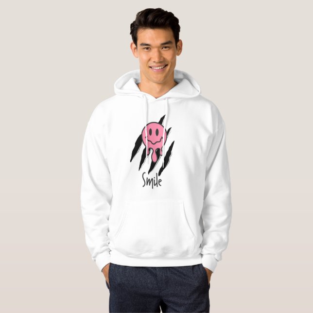 Luxurig sötskjorta med konstnärlig beröring hoodie (Hel framsida)