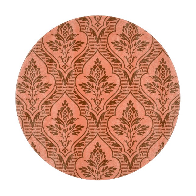 Luxurig Vintage Damask Seamless Struktur (Framsidan)