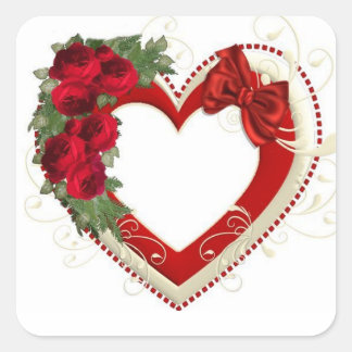 Luxuriga designer-klistermärken fyrkantigt klistermärke