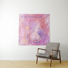 Luxuriga, färgade, rosa, marmor och guld