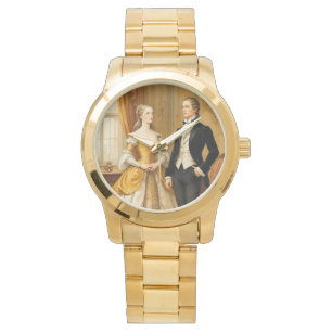 Luxuriga kvinnor, klocka, Royal par, Stil i Europa Armbandsur