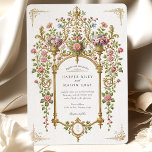 Luxurij Baroque Guld Blommigt Bröllop Inbjudningar<br><div class="desc">Inbjudan dina gäster till en bröllop av oöverträffad elegans med den här krävande bröllopsinbjudan. Den här konstruktionen visar en lavish Baroque-inspirerad estetik, med en intrikat gyldad ram i guld, som är försedd med rullande acanthus löv, ornat blomning och två framstående guldstäder. De här urnorna, och de klättrande vinerna, flödar med...</div>