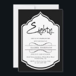 Luxuriös 80TH-Födelsedagsfest i Guld-skript Inbjudningar<br><div class="desc">Ät 80 års liv med tidlös stil med den här Eleganten Black & White 80:e födelsedagsinbjudan! Med ett sofistikerat svart ram, ett fet handskrivet "80" som mittpunkt och helt anpassade (namn, datum, plats och OSA) blandar den här designen klassiskt monokromt elegans med modern mångsidighet. Den skarpa svarta texten på en...</div>