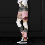 Luxuriös agate Elegant Faux Metallic Ro Guld Leggings<br><div class="desc">Mörk och sofistikerad vattenfärgad marmorerad agatsten i en djup moody juvelton med faux metallfolie och glitter vener i en rik, dramatisk palett. Den här fantastiska feminin-handmålade övertoningen lägger till perfekten pop of färg. Från samlingen "Modern Watercolor Marbles" har den här designen abstrakt-vätskeströmmar som skapar en coola mönster som accentueras av...</div>