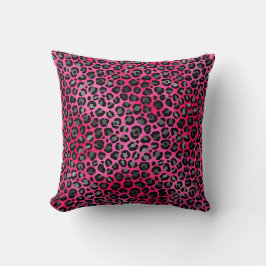 LUXURIÖS ANIMAL UTSKRIFTSHJÄLP ROSA CUSHION KUDDE