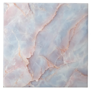 Luxuriös blå och Rosa Gemstone Modern Elegant Kakelplatta