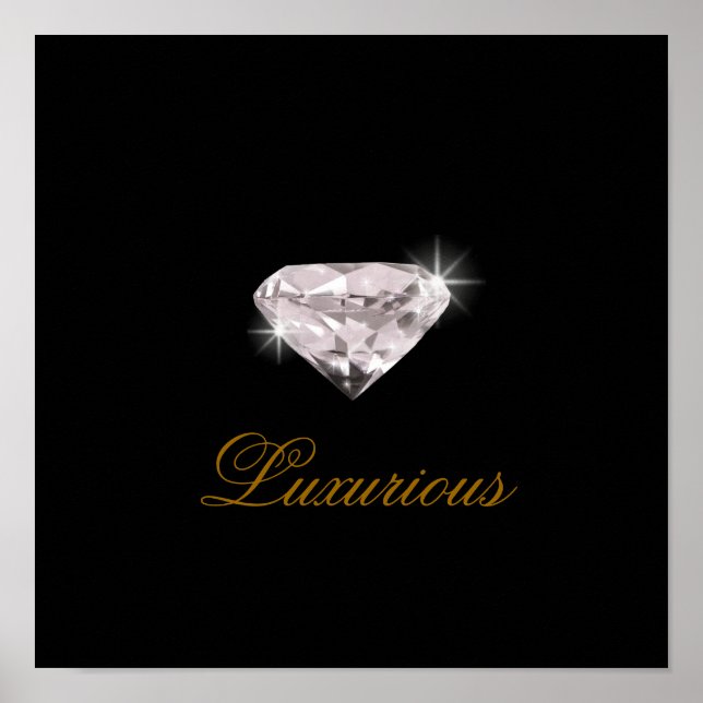 luxuriös diamant poster (Framsidan)