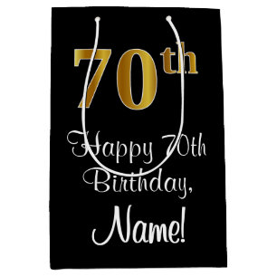 Luxuriös, Elegant, Faux Guld Titta 70:e födelsedag