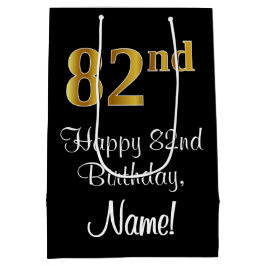 Luxuriös, Elegant, Faux Guld Titta 82:a födelsedag