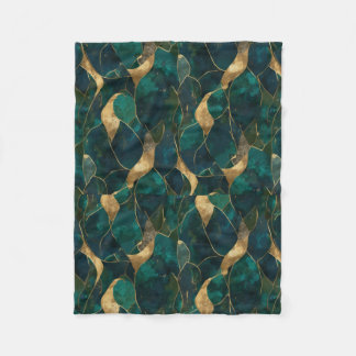 Luxuriös geometrisk Abstrakt Fleece Blanket
