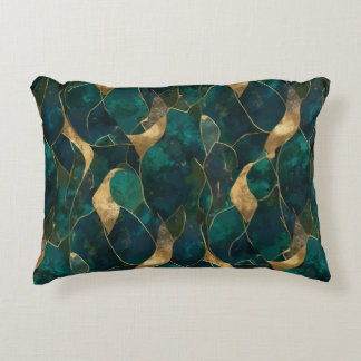 Luxuriös geometrisk Abstrakts dekorfärg Prydnadskudde