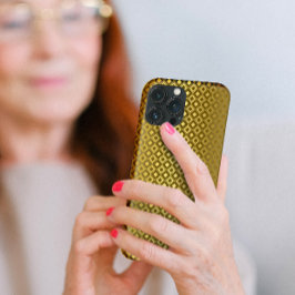 Luxuriös Guld Rhombus Carving Mönster