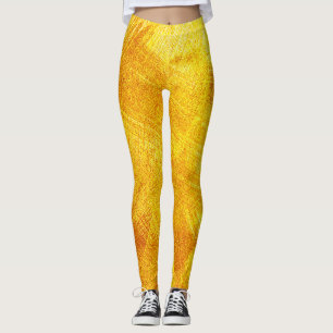 Luxuriös guldfärgad struktur, abstraktens bakgrund leggings