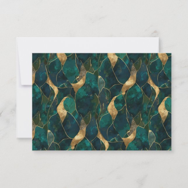 Luxuriös inbjudan till geometrisk Abstrakt (Framsida)