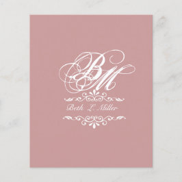 Luxuriös klassisk Elegant som fortsätter med Monog