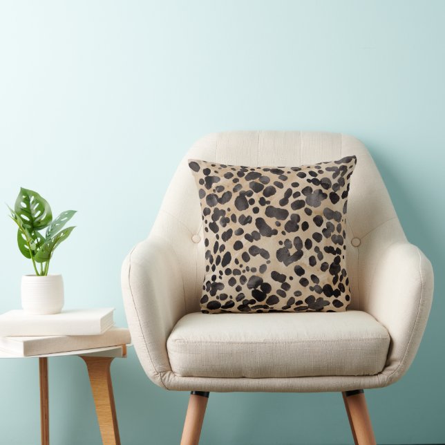 Luxuriös leopard Skriv ut Pillow. Kudde (Stol)
