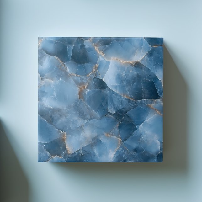 Luxuriös Mörk blått Gemstone Modern Aestesisk Kakelplatta (Skapare uppladdad)