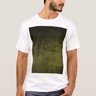 Luxuriös mörk krokodilskinn struktur. t shirt