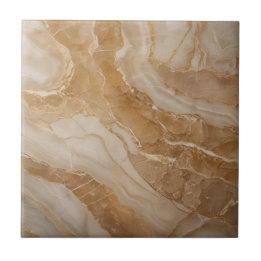 Luxuriös och tidslös - Elegant Golden Marble Kakelplatta