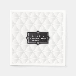 Luxuriös Personlig Bröllop Napkin Pappersservett