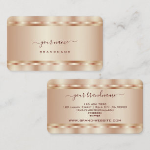 Luxuriös Ro Guld Shimmer Effect-Professionell Visitkort