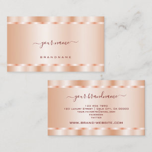 Luxuriös Ro Guld Shimmer Effect-Professionell Visitkort
