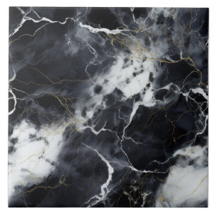 Luxuriöst Guld Veiny Marble Tile Kakelplatta