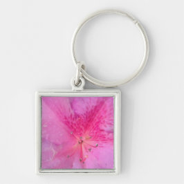 Luxuriöst Premium Square Fyrkantig Silverfärgad Nyckelring