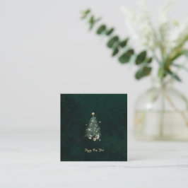 Luxurious, artistic design with a festive tree tilläggskort