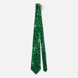 Luxurious Emerald Gnistra Neck Tie Slips