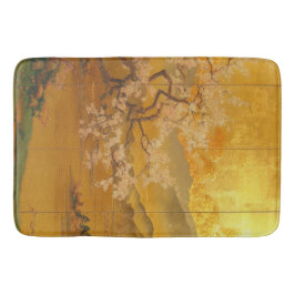 Luxurious Golden Dawn Opulent Fjärran östern Inspi Badrumsmatta