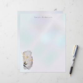 Luxurious Guld Bamboo Monogram Brevhuvud