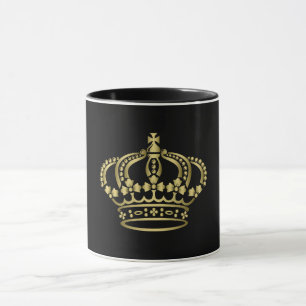 Luxurious Guld Queen Krona Mugg