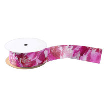 Luxurious Hot Pink Peonies Flower Satin