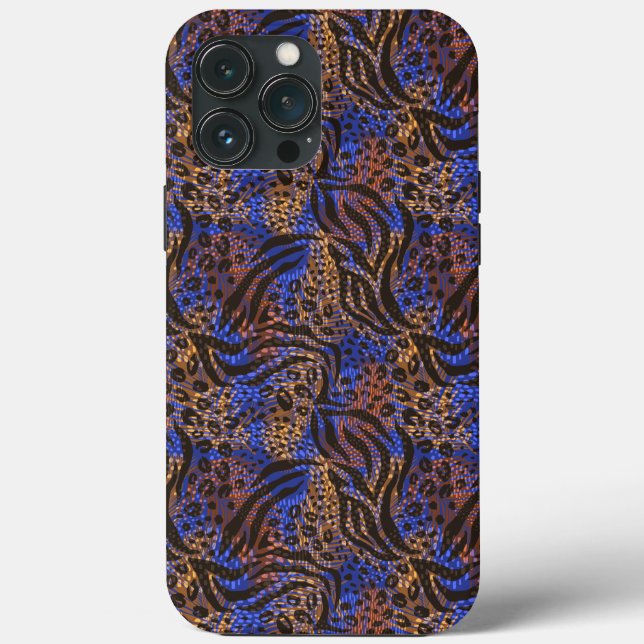Luxurious Leopard och Zebra tryck Mönster (Baksida)