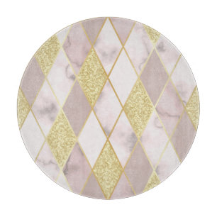 Luxurious Marble Golden Geometric