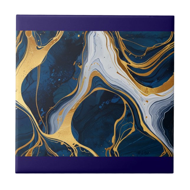 "Luxurious marble-Textured Ceramic Tile" Kakelplatta (Framsidan)