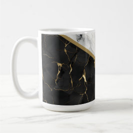 Luxurious Marbleized Personalized  Kaffemugg