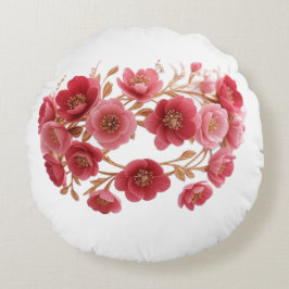 Luxurious Mor Day Blommigt Krona Rund Kudde