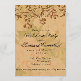 Luxurious och Elegant Boho Bachelorette Inbjudningar