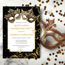 Luxurious Quinceañera Masquerad Party