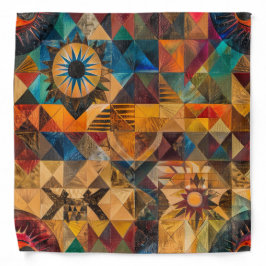 Luxurious Teal "Inherited Artistry" Mönster Bandan Bandana
