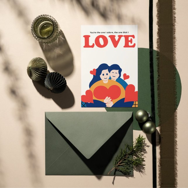 Luxurious Valentine Day Card Julkort (Skapare uppladdad)