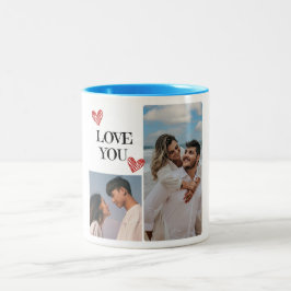 "Luxurious Valentine Day Card" Två-Tonad Mugg