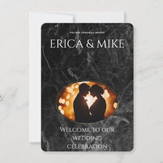 luxurious wedding invitation inbjudningar